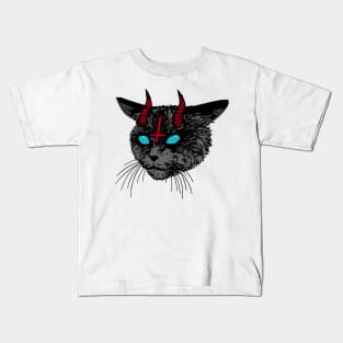 satan cat 2 Kids T-Shirt